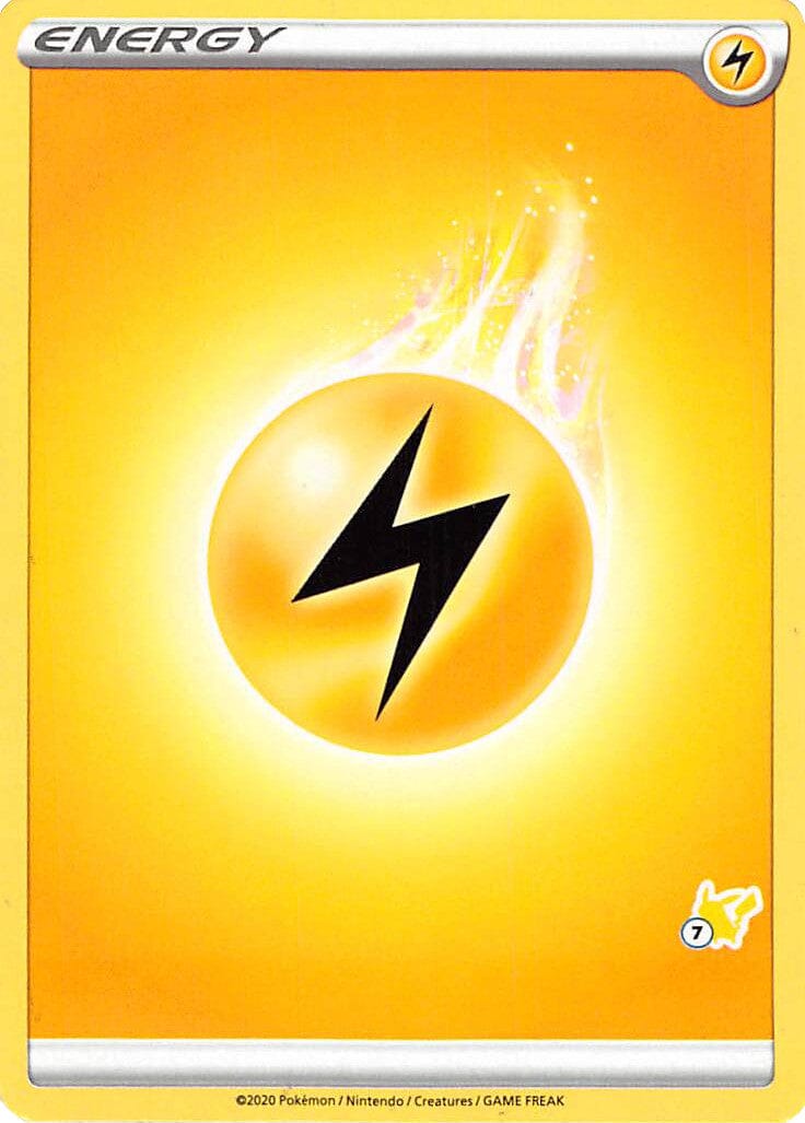 Lightning Energy (Pikachu Stamp #7) [Battle Academy 2022] Pokemon Single Pokémon  | Multizone: Comics And Games