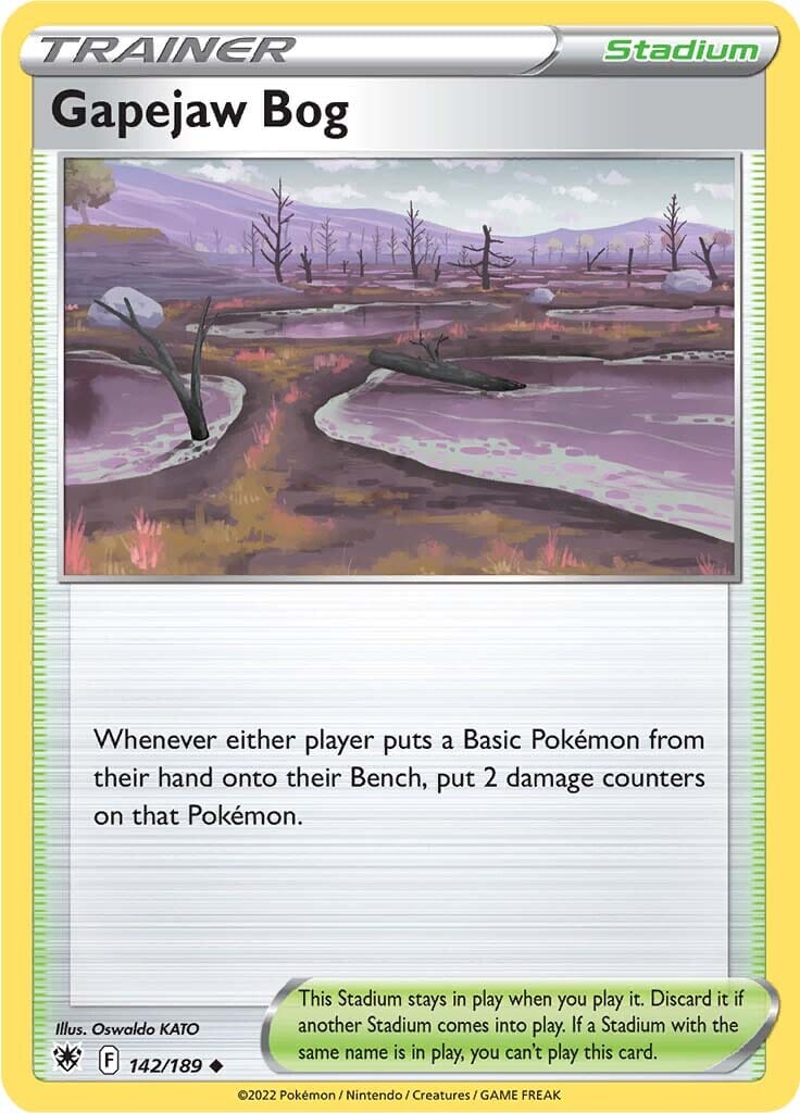 Gapejaw Bog (142/189) [Sword & Shield: Astral Radiance] Pokemon Single Pokémon  | Multizone: Comics And Games