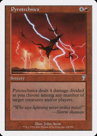 Pyrotechnics [Seventh Edition] MTG Single Magic: The Gathering  | Multizone: Comics And Games