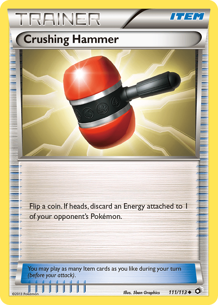 Crushing Hammer (111/113) [Black & White: Legendary Treasures] Pokemon Single Pokémon  | Multizone: Comics And Games