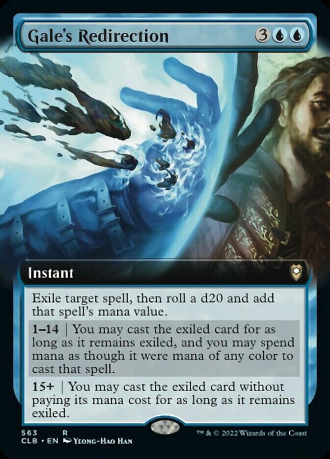 Gale's Redirection (Extended Art) [Commander Legends: Battle for Baldur's Gate] MTG Single Magic: The Gathering  | Multizone: Comics And Games