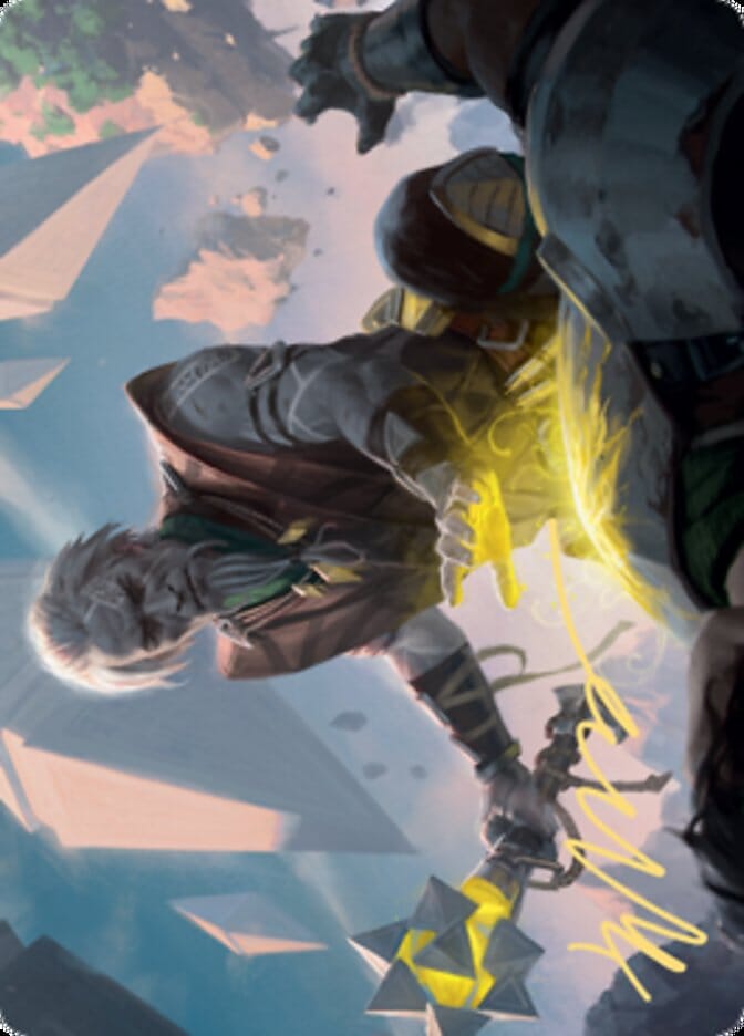 Expedition Healer Art Card (Gold-Stamped Signature) [Zendikar Rising Art Series] MTG Single Magic: The Gathering  | Multizone: Comics And Games