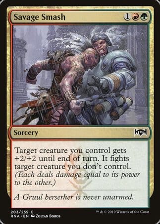 Savage Smash [Ravnica Allegiance] MTG Single Magic: The Gathering  | Multizone: Comics And Games