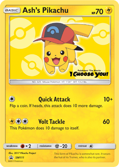 Ash's Pikachu (SM111) [Sun & Moon: Black Star Promos] Pokemon Single Pokémon  | Multizone: Comics And Games