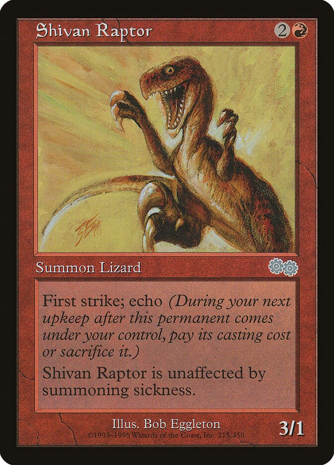 Shivan Raptor [Urza's Saga] MTG Single Magic: The Gathering  | Multizone: Comics And Games