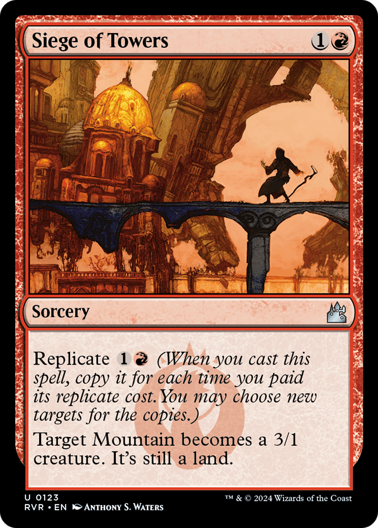 Siege of Towers [Ravnica Remastered] MTG Single Magic: The Gathering  | Multizone: Comics And Games