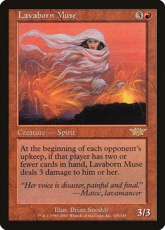 Lavaborn Muse [Legions] MTG Single Magic: The Gathering  | Multizone: Comics And Games