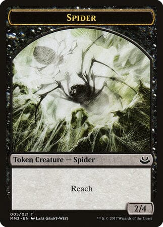 Spider Token [Modern Masters 2017 Tokens] MTG Single Magic: The Gathering  | Multizone: Comics And Games