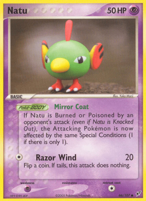 Natu (66/107) [EX: Deoxys] Pokemon Single Pokémon  | Multizone: Comics And Games