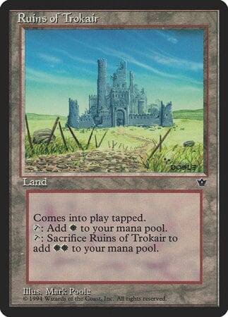 Ruins of Trokair [Fallen Empires] MTG Single Magic: The Gathering  | Multizone: Comics And Games