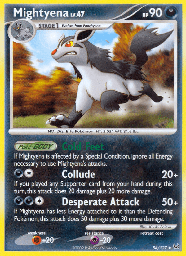 Mightyena (54/127) [Platinum: Base Set] Pokemon Single Pokémon  | Multizone: Comics And Games