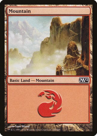 Mountain (245) [Magic 2012] MTG Single Magic: The Gathering  | Multizone: Comics And Games