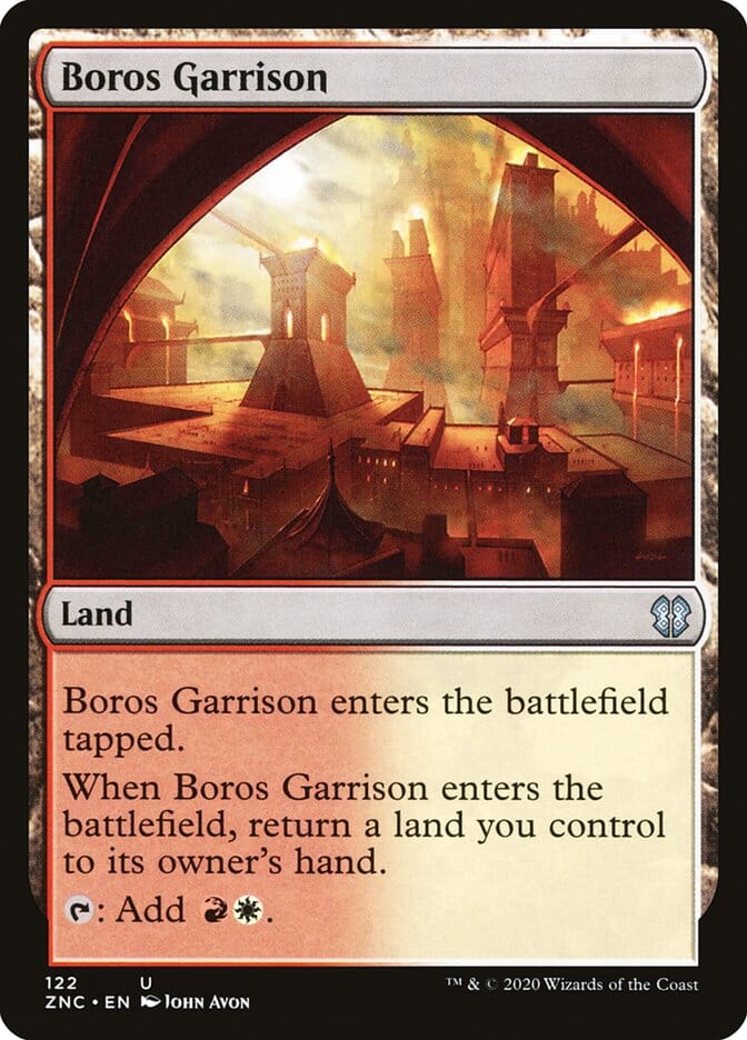Boros Garrison [Zendikar Rising Commander] MTG Single Magic: The Gathering  | Multizone: Comics And Games