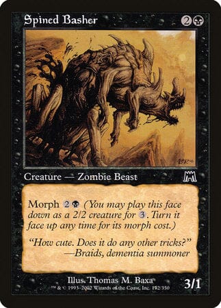 Spined Basher [Onslaught] MTG Single Magic: The Gathering  | Multizone: Comics And Games