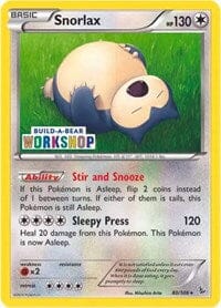 Snorlax (80/106) (Build-a-Bear Workshop Exclusive) [XY: Flashfire] Pokemon Single Pokémon  | Multizone: Comics And Games