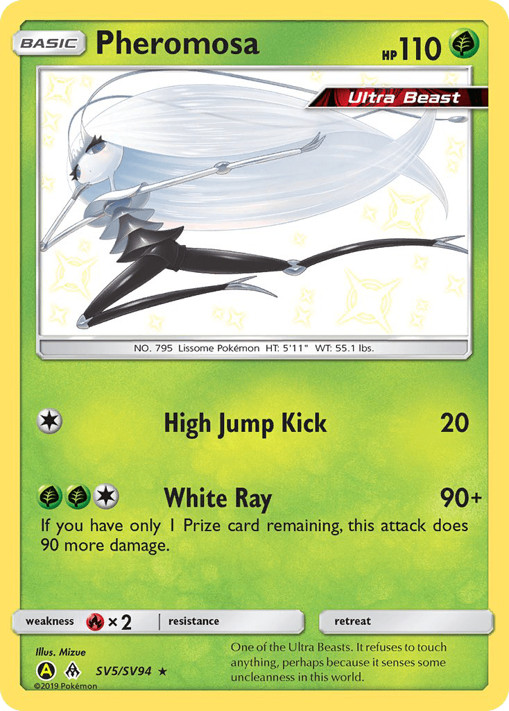 Pheromosa (SV5/SV94) [Sun & Moon: Hidden Fates - Shiny Vault] Pokemon Single Pokémon  | Multizone: Comics And Games