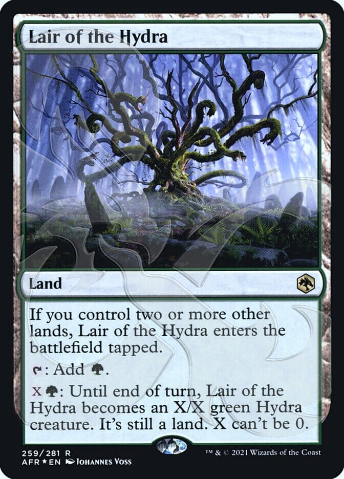 Lair of the Hydra (Ampersand Promo) [Dungeons & Dragons: Adventures in the Forgotten Realms Promos] MTG Single Magic: The Gathering  | Multizone: Comics And Games