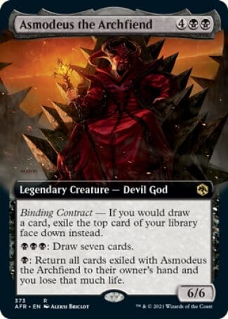 Asmodeus the Archfiend (Extended) [Dungeons & Dragons: Adventures in the Forgotten Realms] MTG Single Magic: The Gathering  | Multizone: Comics And Games