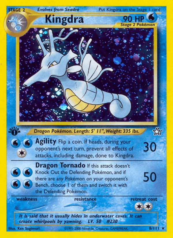 Kingdra (8/111) [Neo Genesis 1st Edition] Pokemon Single Pokémon  | Multizone: Comics And Games