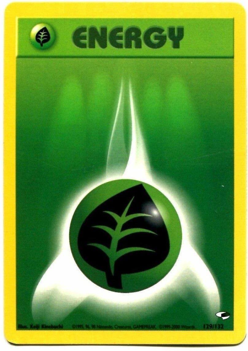 Grass Energy (129/132) [Gym Heroes Unlimited] Pokemon Single Pokémon  | Multizone: Comics And Games