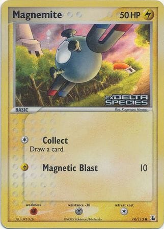 Magnemite (74/113) (Stamped) [EX: Delta Species] Pokemon Single Pokémon  | Multizone: Comics And Games
