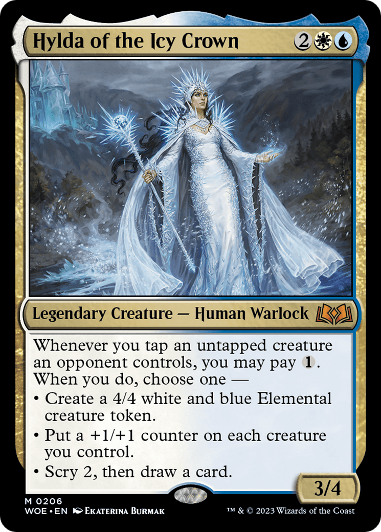 Hylda of the Icy Crown [Wilds of Eldraine] MTG Single Magic: The Gathering  | Multizone: Comics And Games