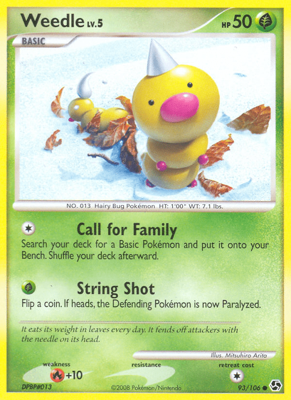 Weedle (93/106) [Diamond & Pearl: Great Encounters] Pokemon Single Pokémon  | Multizone: Comics And Games