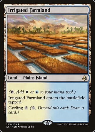 Irrigated Farmland [Amonkhet] MTG Single Magic: The Gathering  | Multizone: Comics And Games