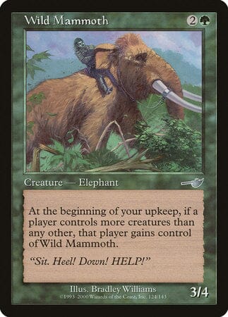 Wild Mammoth [Nemesis] MTG Single Magic: The Gathering  | Multizone: Comics And Games
