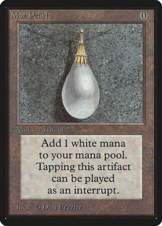 Mox Pearl [Limited Edition Beta] MTG Single Magic: The Gathering  | Multizone: Comics And Games