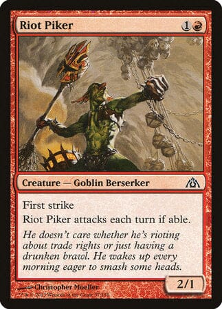 Riot Piker [Dragon's Maze] MTG Single Magic: The Gathering  | Multizone: Comics And Games