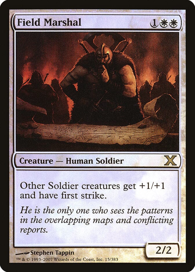 Field Marshal (Premium Foil) [Tenth Edition] MTG Single Magic: The Gathering  | Multizone: Comics And Games
