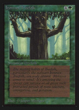 Ironroot Treefolk (IE) [Intl. Collectors’ Edition] MTG Single Magic: The Gathering  | Multizone: Comics And Games