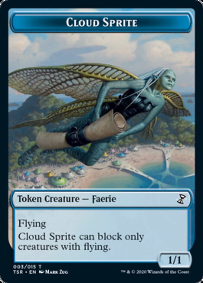 Cloud Sprite [Time Spiral Remastered Tokens] MTG Single Magic: The Gathering  | Multizone: Comics And Games