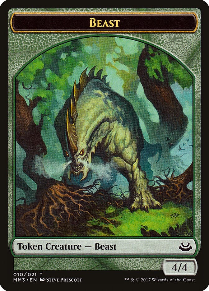 Beast (010/021) [Modern Masters 2017 Tokens] MTG Single Magic: The Gathering  | Multizone: Comics And Games