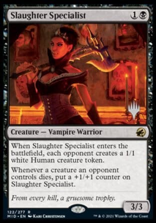 Slaughter Specialist (Promo Pack) [Innistrad: Midnight Hunt Promos] MTG Single Magic: The Gathering  | Multizone: Comics And Games