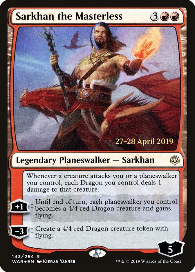 Sarkhan the Masterless [War of the Spark Prerelease Promos] MTG Single Magic: The Gathering  | Multizone: Comics And Games