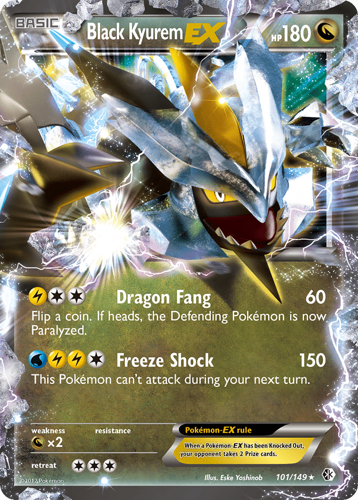 Black Kyurem EX (101/149) [Black & White: Boundaries Crossed] Pokemon Single Pokémon  | Multizone: Comics And Games