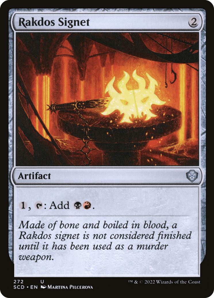 Rakdos Signet [Starter Commander Decks] MTG Single Magic: The Gathering  | Multizone: Comics And Games