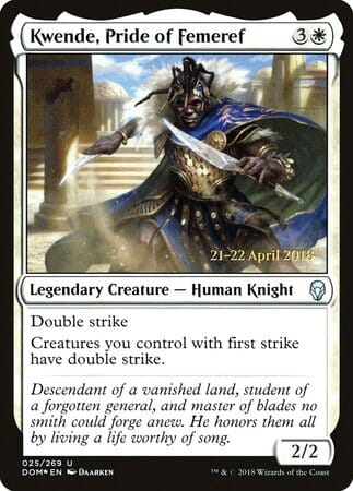 Kwende, Pride of Femeref [Dominaria Promos] MTG Single Magic: The Gathering  | Multizone: Comics And Games