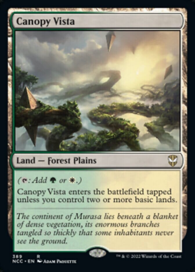 Canopy Vista [Streets of New Capenna Commander] MTG Single Magic: The Gathering  | Multizone: Comics And Games