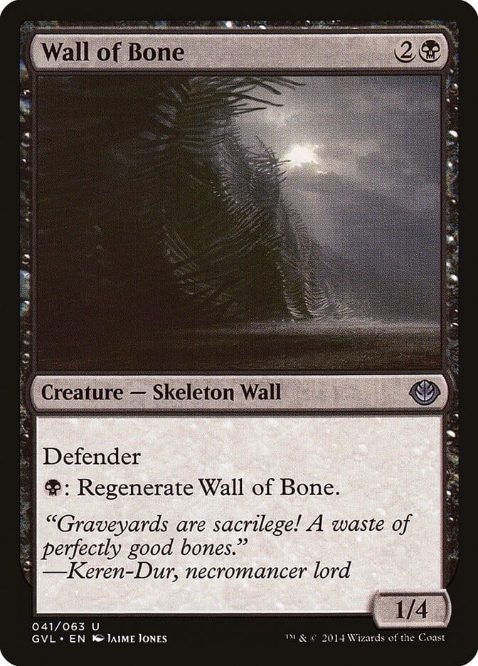 Wall of Bone (Garruk vs. Liliana) [Duel Decks Anthology] MTG Single Magic: The Gathering  | Multizone: Comics And Games