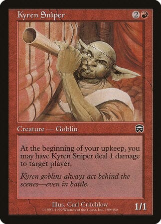 Kyren Sniper [Mercadian Masques] MTG Single Magic: The Gathering  | Multizone: Comics And Games