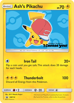 Ash's Pikachu (SM114) [Sun & Moon: Black Star Promos] Pokemon Single Pokémon  | Multizone: Comics And Games