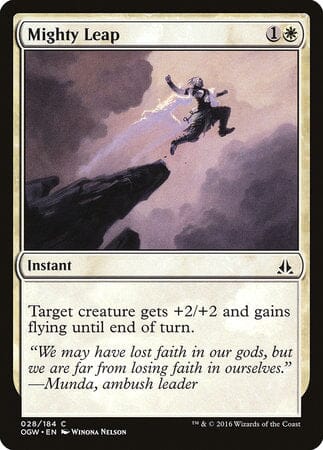 Mighty Leap [Oath of the Gatewatch] MTG Single Magic: The Gathering  | Multizone: Comics And Games