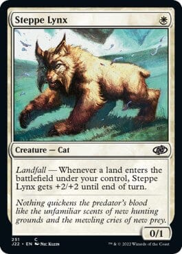 Steppe Lynx [Jumpstart 2022] MTG Single Magic: The Gathering  | Multizone: Comics And Games