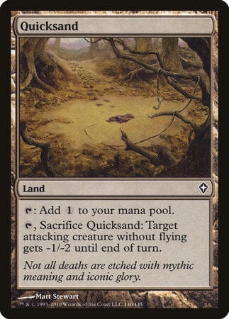 Quicksand [Worldwake] MTG Single Magic: The Gathering  | Multizone: Comics And Games