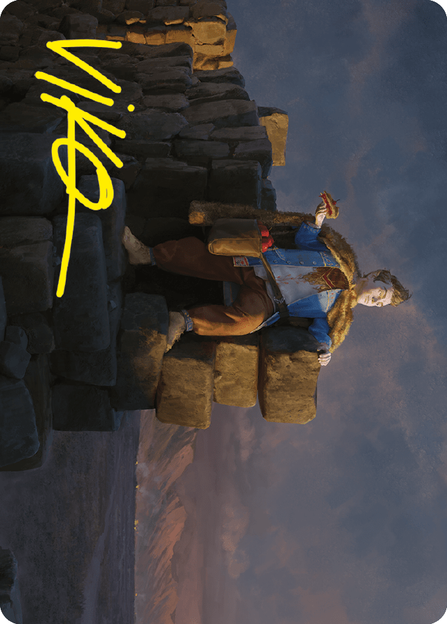 Pippin, Warden of Isengard Art Card (Gold-Stamped Signature) [The Lord of the Rings: Tales of Middle-earth Art Series] MTG Single Magic: The Gathering  | Multizone: Comics And Games
