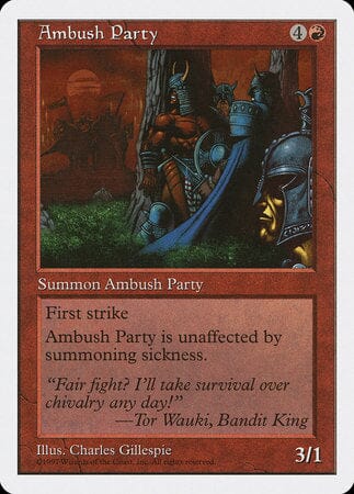 Ambush Party [Fifth Edition] MTG Single Magic: The Gathering  | Multizone: Comics And Games