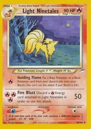 Light Ninetales (50/105) [Neo Destiny Unlimited] Pokemon Single Pokémon  | Multizone: Comics And Games